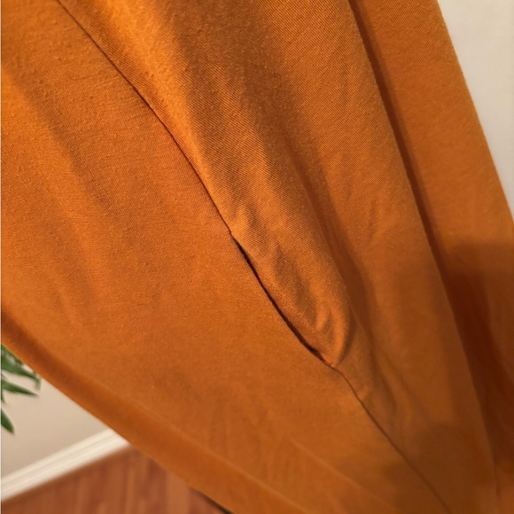 Orange/mustard V-Neck maxi Dress - Picture 3 of 3